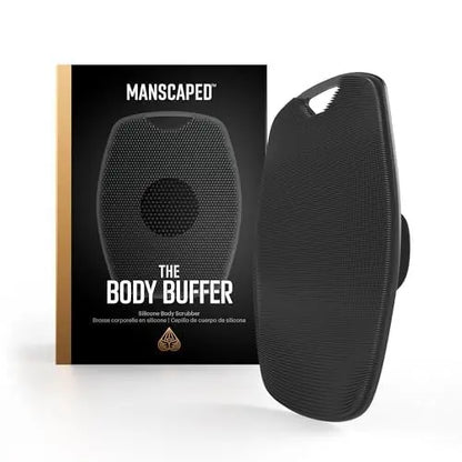 MANSCAPED® The Body Buffer Premium Silicone Scrubber - Nourishing, Cleaning & Exfoliating Body Brush for Shower Avelisse
