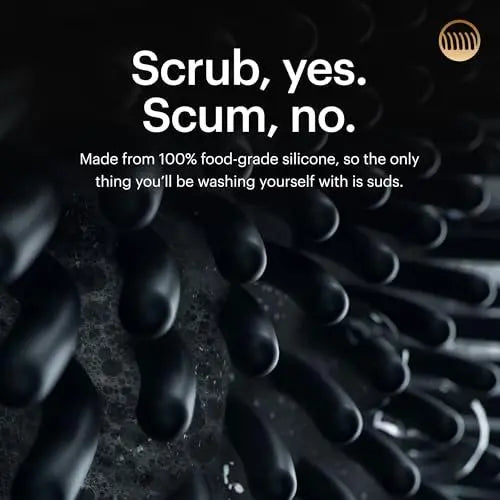 MANSCAPED® The Body Buffer Premium Silicone Scrubber - Nourishing, Cleaning & Exfoliating Body Brush for Shower Avelisse