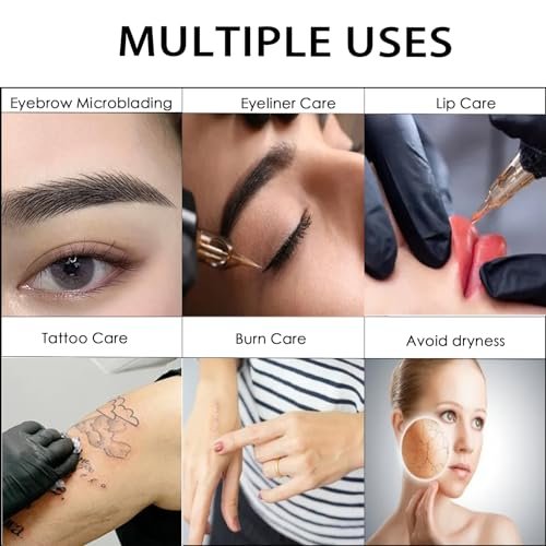 Proamate 50-Pack Tattoo Aftercare Cream & Scar Repair Gel – Microblading Ointment with Vitamin A & D for Healing - görsel 14