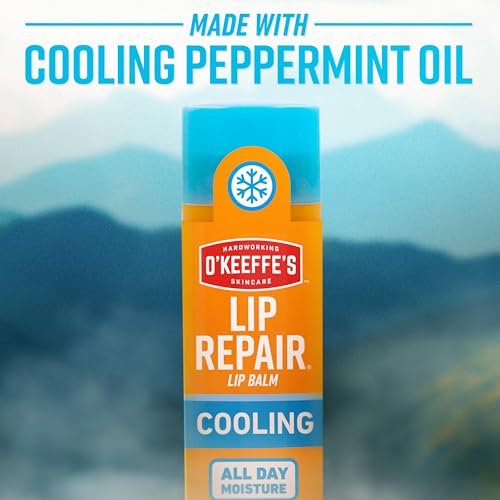 O'Keeffe's Lip Repair Lip Balm Twin Pack – Cooling Relief for Dry, Cracked Lips - görsel 14