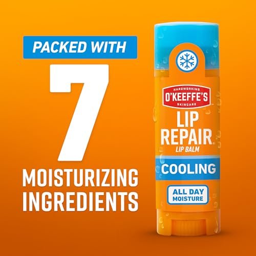 O'Keeffe's Lip Repair Lip Balm Twin Pack – Cooling Relief for Dry, Cracked Lips - görsel 8