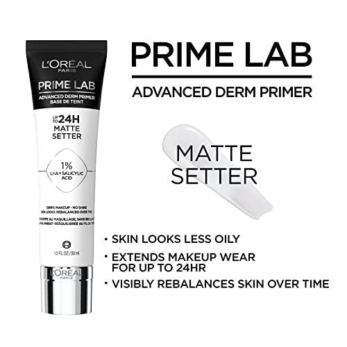 L'Oreal Paris Prime Lab Up to 24H Matte – Grip and Extend Makeup: Creates a tacky base that holds foundation in – Image 4