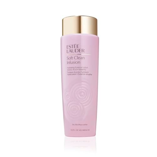 Estée Lauder Soft Clean Infusion Hydrating Skin Essence Face Lotion Toner with Amino Acid + Waterlily, 13.5 Fl Oz Avelisse