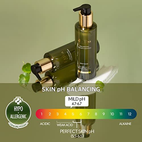 d'alba Piedmont Italian White Truffle Mild Skin Balancing Vegan Cleanser - Hydrating & Calming pH Cleanser for Sensitive Skin, 6.76 oz Avelisse