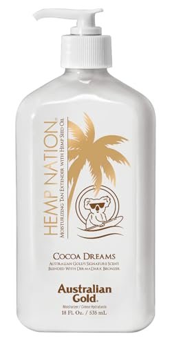 Hemp Nation Cocoa Dreams Tan Extender with Derma Dark Bronzer - 18oz Avelisse