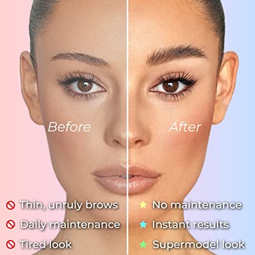 Eyebrow Lamination Kit by Beau | Professional DIY Brow Lift with Keratin Conditioning for Fuller, Thicker Brows - Long Lasting Results (Pack of 11) Avelisse