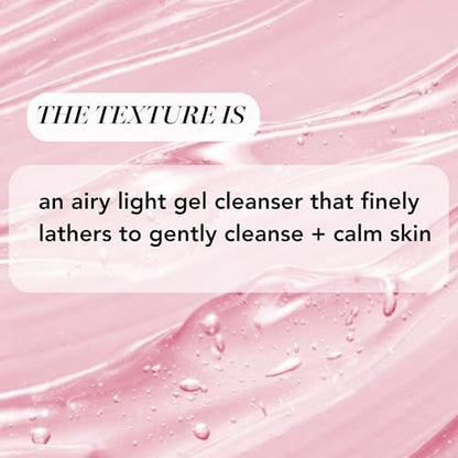Saturday Skin Hydrating Gentle Facial Gel Cleanser - Makeup Remover for Sensitive Skin, Antioxidant Vitamin Brightening Smoothing, Korean Skincare with CICA, Acai Berry & Oats, 5.07 Fl Oz Avelisse