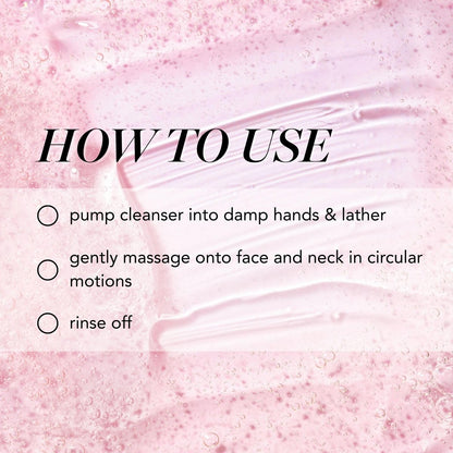 Saturday Skin Hydrating Gentle Facial Gel Cleanser - Makeup Remover for Sensitive Skin, Antioxidant Vitamin Brightening Smoothing, Korean Skincare with CICA, Acai Berry & Oats, 5.07 Fl Oz Avelisse