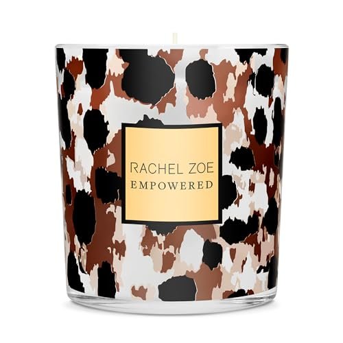 Rachel Zoe Empowered Scented Candle - Vanilla Luxury Soy Wax Jar Candle, 45-Hour Burn, 6.3 oz - görsel 2