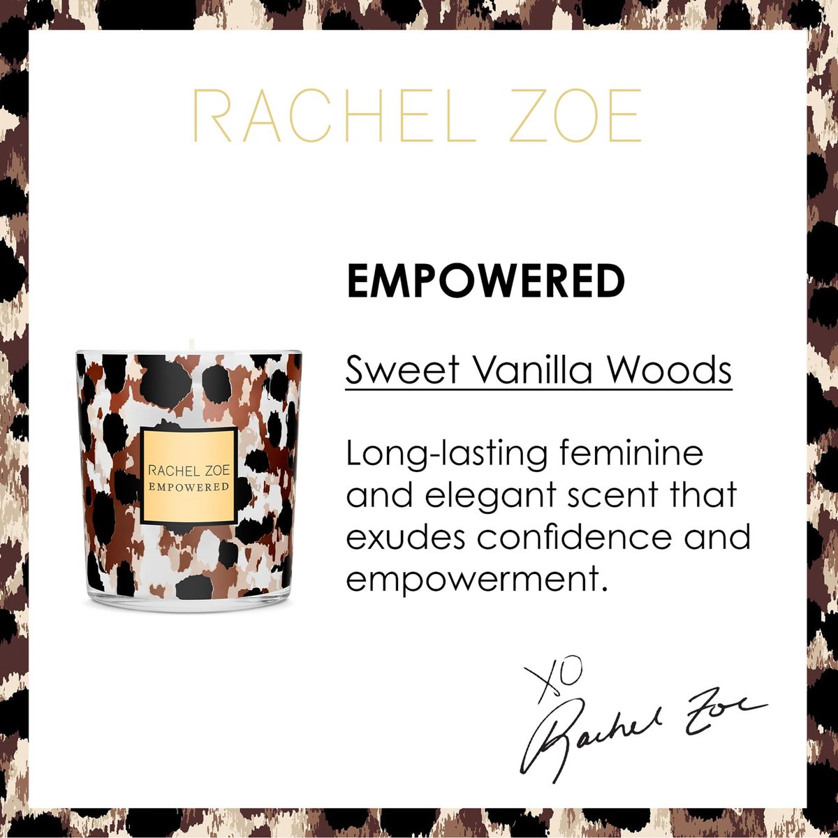 Rachel Zoe Empowered Scented Candle - Vanilla Luxury Soy Wax Jar Candle, 45-Hour Burn, 6.3 oz - görsel 3