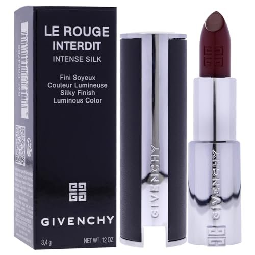 Givenchy Le Rouge Interdit Intense Silk Lipstick - N117 Rouge Erable (Cranberry) - 0.11 oz - görsel 6