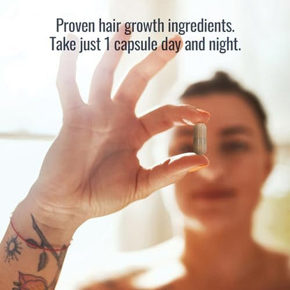 UnTangled Hair Vitamins - Collagen & Biotin Supplement for Thicker, Faster Hair Growth (60-Day Supply) Avelisse