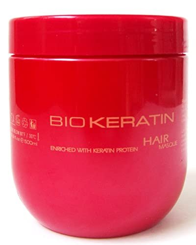 Bio Keratin Luxury Collection Anti-Frizz Smoothing Hair Masque – 16.9 fl oz (500ml) - görsel 2