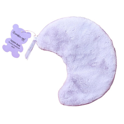 The Crème Shop Over The Moon Teddy Bag Plush Makeup Pouch - Soft Purple Cosmetic Case