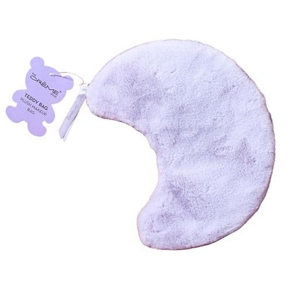The Crème Shop Over The Moon Teddy Bag Plush Makeup Pouch - Soft Purple Cosmetic Case