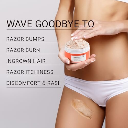 Bikini Area Exfoliator – Ingrown Hair & Razor Bump Treatment with Sugar Scrub for Women Avelisse