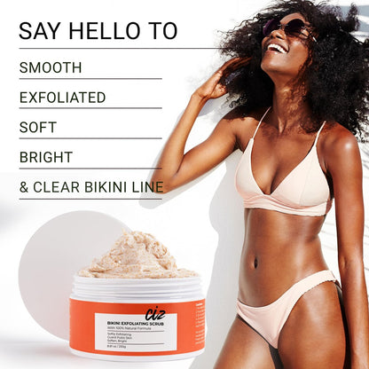 Bikini Area Exfoliator – Ingrown Hair & Razor Bump Treatment with Sugar Scrub for Women Avelisse