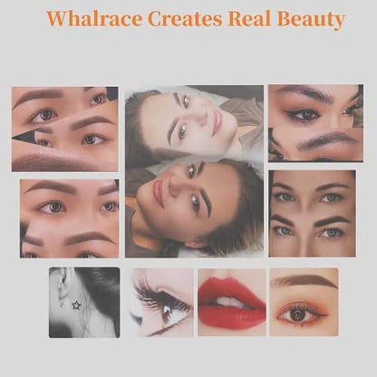 Whalrace PMU Needles 10 Pack - 5R/5P Disposable Microblading Needles for Eyebrows, Eyeliners, Lip Tinting