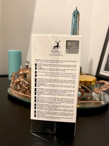 Maison Alhambra Jean Lowe Noir Eau de Parfum for Men - 3.4 oz Avelisse