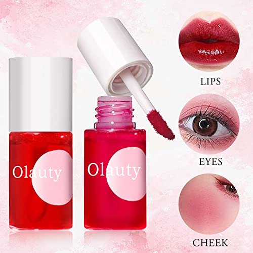 4 Colors Lip Tint Stain Set – Watery Lip Tint Mini Liquid Matte Lipstick, Long Lasting & Waterproof, Moisturizing Natural Lip Gloss, Multi-Use Lip and Cheek Tint, Lightweight Non-Sticky - görsel 4
