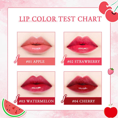 4 Colors Lip Tint Stain Set – Watery Lip Tint Mini Liquid Matte Lipstick, Long Lasting & Waterproof, Moisturizing Natural Lip Gloss, Multi-Use Lip and Cheek Tint, Lightweight Non-Sticky
