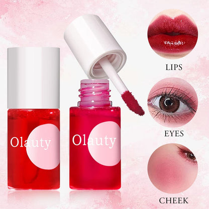 4 Colors Lip Tint Stain Set – Watery Lip Tint Mini Liquid Matte Lipstick, Long Lasting & Waterproof, Moisturizing Natural Lip Gloss, Multi-Use Lip and Cheek Tint, Lightweight Non-Sticky
