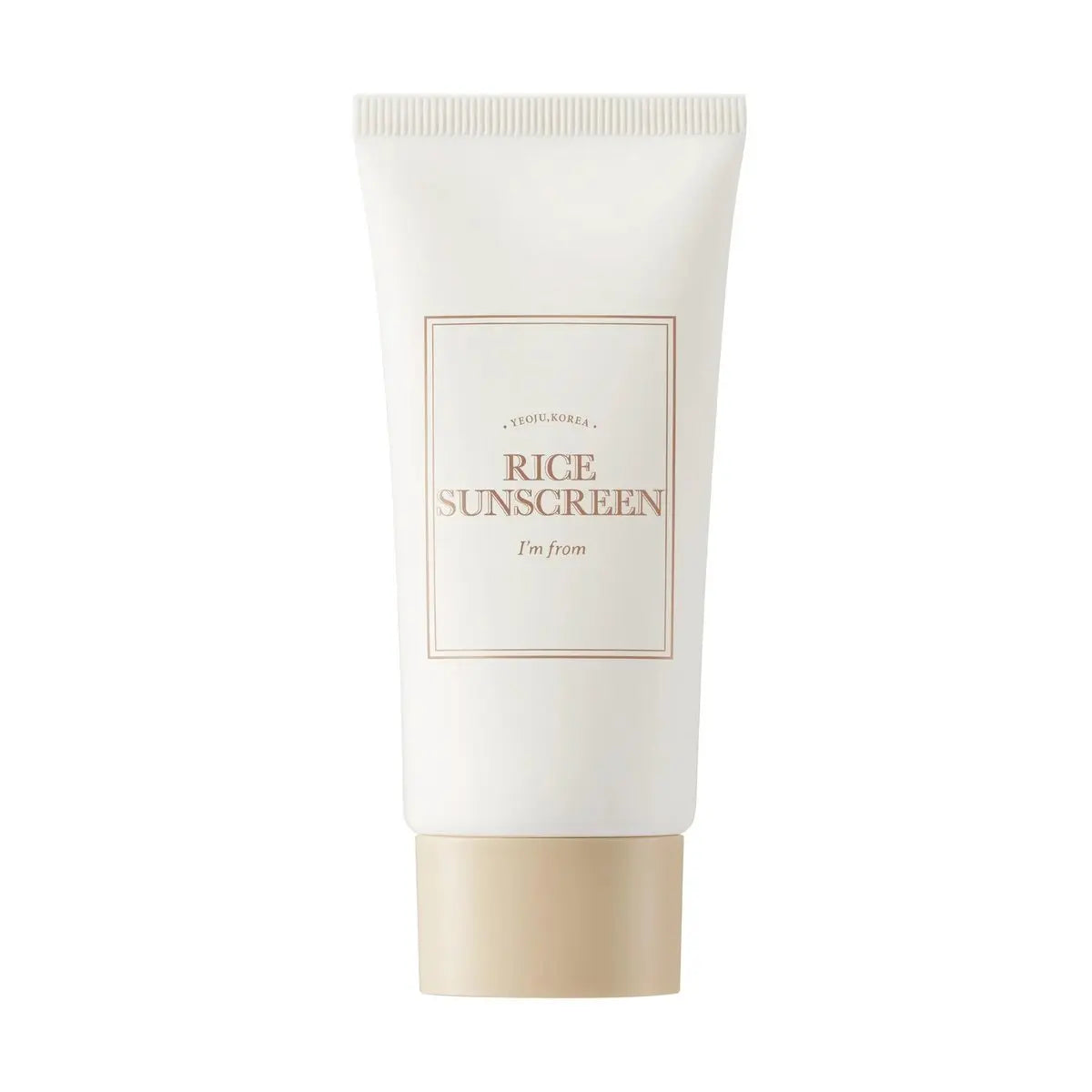 I'm from Rice Sunscreen SPF50+ PA++++ 50ml - Physical Mineral Sun Protection with 41% Rice Extract, Non-Nano Zinc Oxide, Reef Safe Avelisse