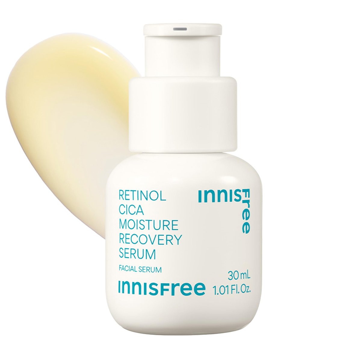 innisfree Retinol Cica Serum with Salicylic Acid - Korean Moisture Recovery Treatment for Beginners, 1.01 Fl Oz Avelisse