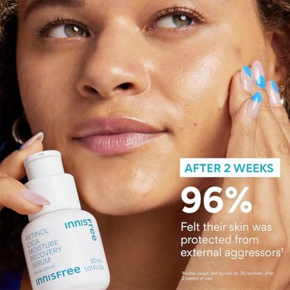 innisfree Retinol Cica Serum with Salicylic Acid - Korean Moisture Recovery Treatment for Beginners, 1.01 Fl Oz Avelisse