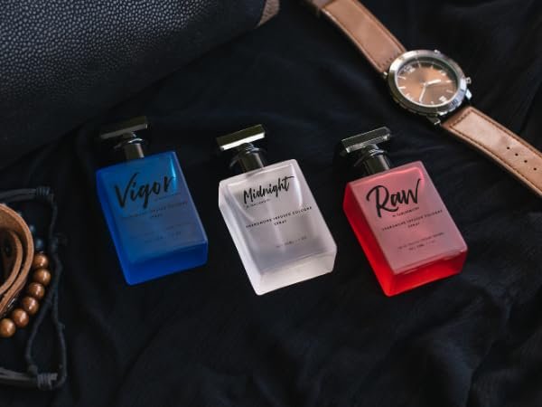 RawChemistry Pheromone Cologne Gift Set for Men - 3x1 Fl Oz Bottles, Long-Lasting Scent Avelisse