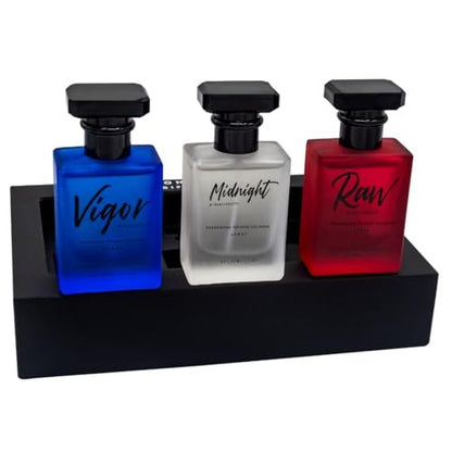 RawChemistry Pheromone Cologne Gift Set for Men - 3x1 Fl Oz Bottles, Long-Lasting Scent Avelisse