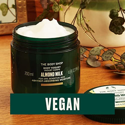 The Body Shop Almond Milk Body Yogurt – Instantly Absorbing Hydration for Sensitive Skin – Vegan, 6.91 oz Avelisse