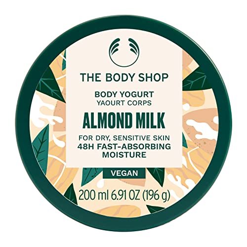 The Body Shop Almond Milk Body Yogurt – Instantly Absorbing Hydration for Sensitive Skin – Vegan, 6.91 oz Avelisse