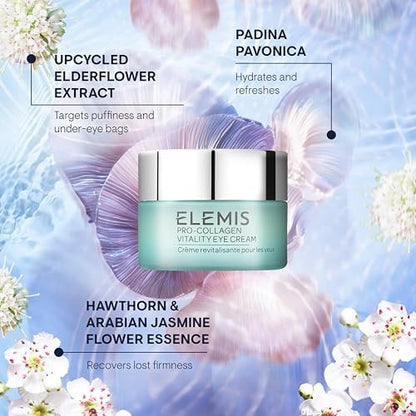 ELEMIS Pro-Collagen Vitality Eye Cream 15ml - Firm, Replenish & Smooth Skin Avelisse