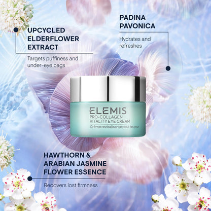 ELEMIS Pro-Collagen Vitality Eye Cream 15ml - Firm, Replenish & Smooth Skin Avelisse
