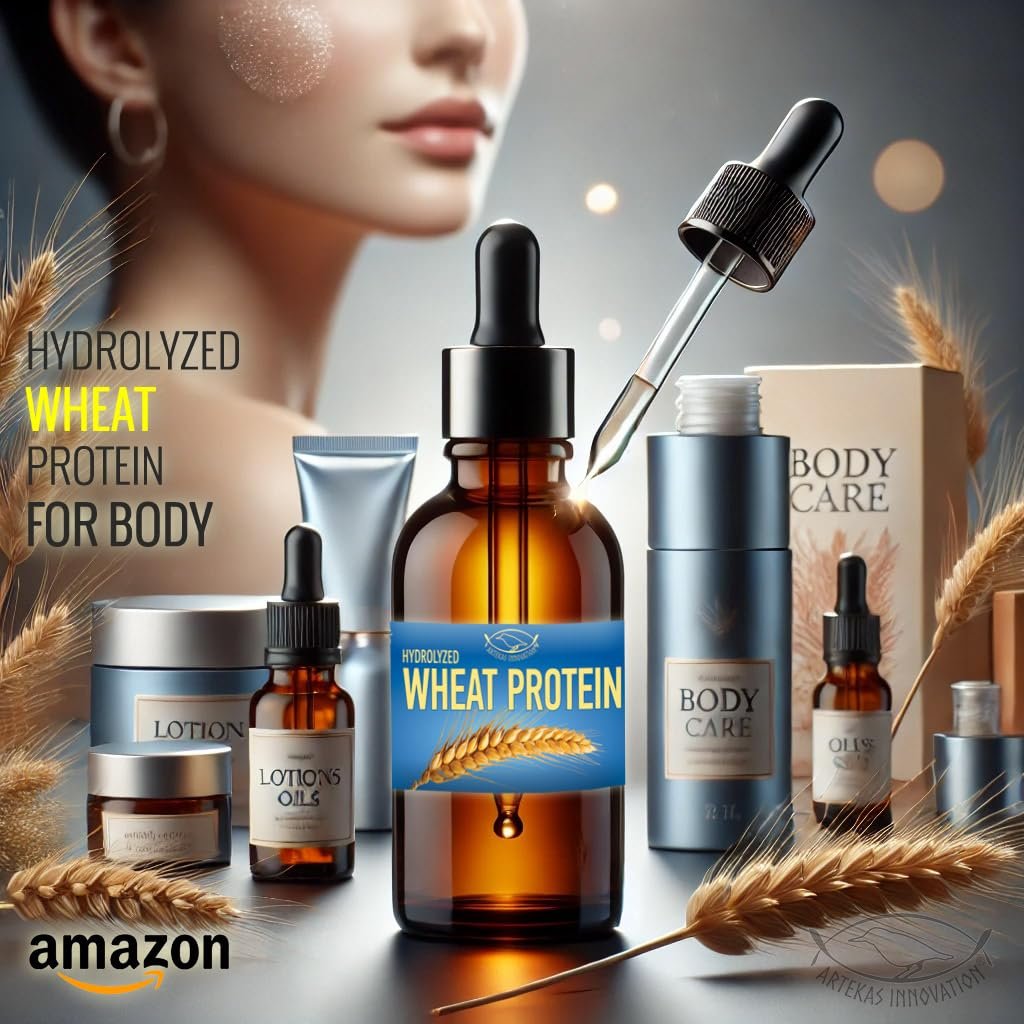 Hydrolyzed Wheat Protein Liquid – 1 oz for Homemade Hair, Skin & Body Care – Artekas Innovation Avelisse