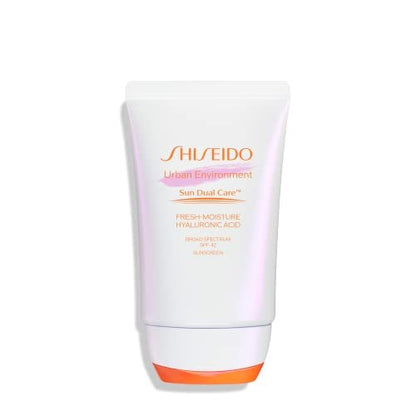 Shiseido Urban Environment Fresh-Moisture Sunscreen SPF 42 - 50 mL - UVA/UVB Protection, 12-Hour Hydration, Water Resistant 40 min, Non-Comedogenic Avelisse