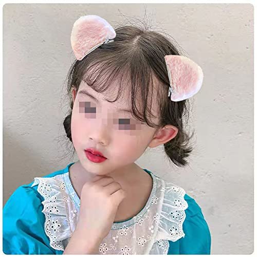 3 Pairs Cute Cat Ears Hair Clips - Animal Lolita Cosplay Hairpins for Women & Girls - görsel 6