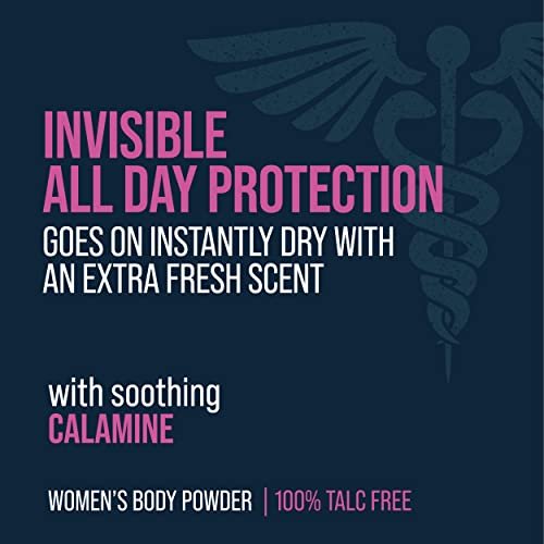 Certain Dri Women's Body Powder - Talc-Free, Triple-Action Sweat, Odor & Moisture Control, Anti-Chafing Calamine Formula, Doctor-Recommended for Sensitive Skin - 8 oz - görsel 4