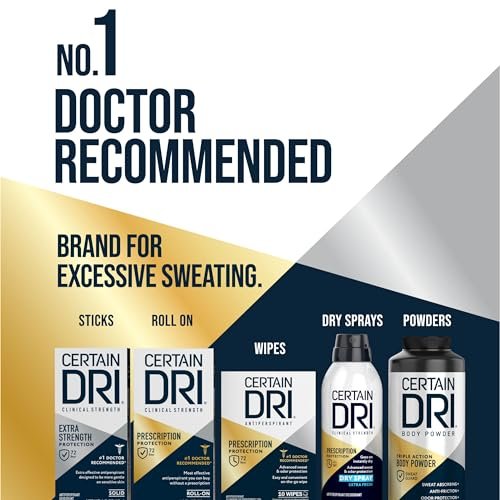 Certain Dri Women's Body Powder - Talc-Free, Triple-Action Sweat, Odor & Moisture Control, Anti-Chafing Calamine Formula, Doctor-Recommended for Sensitive Skin - 8 oz - görsel 10