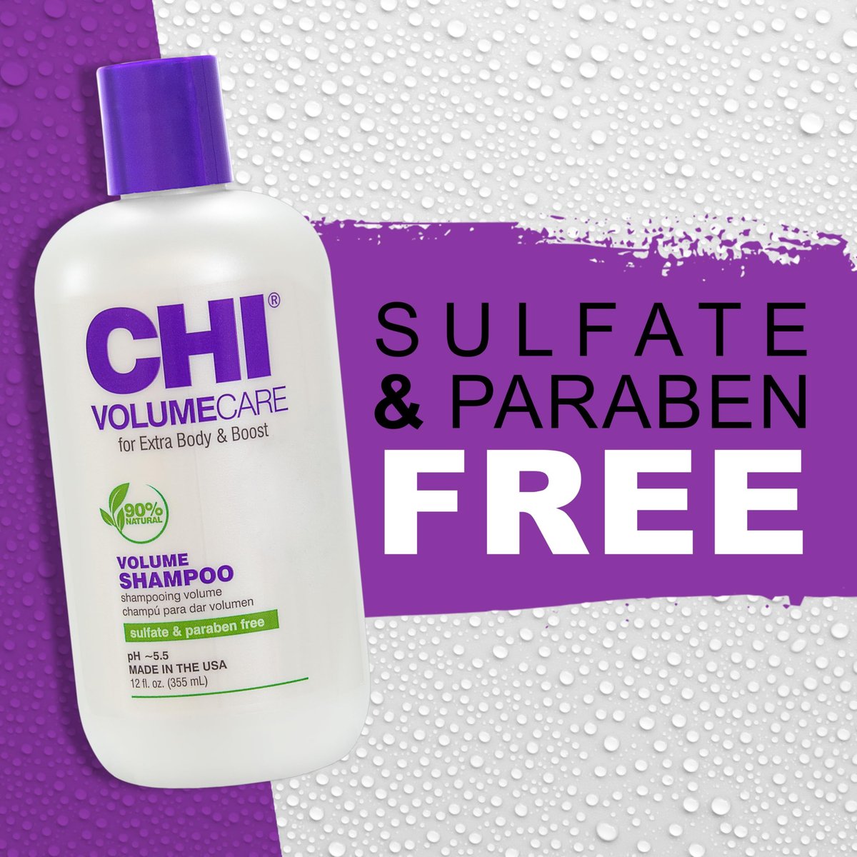 CHI VolumeCare Volumizing Shampoo – Adds Volume to Thin, Fine & Flat Hair – Sulfate & Paraben Free – 12 oz - görsel 11