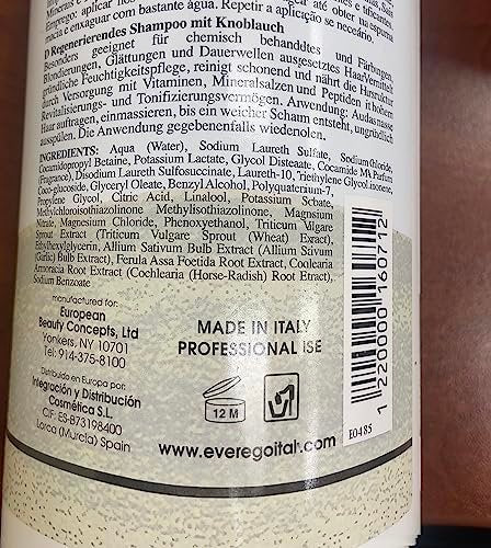 Ever Ego Italy Garlic Shampoo & Garlic Mask Treatment Plus 1000ml + Cren Energizing Lotion 125ml - görsel 4