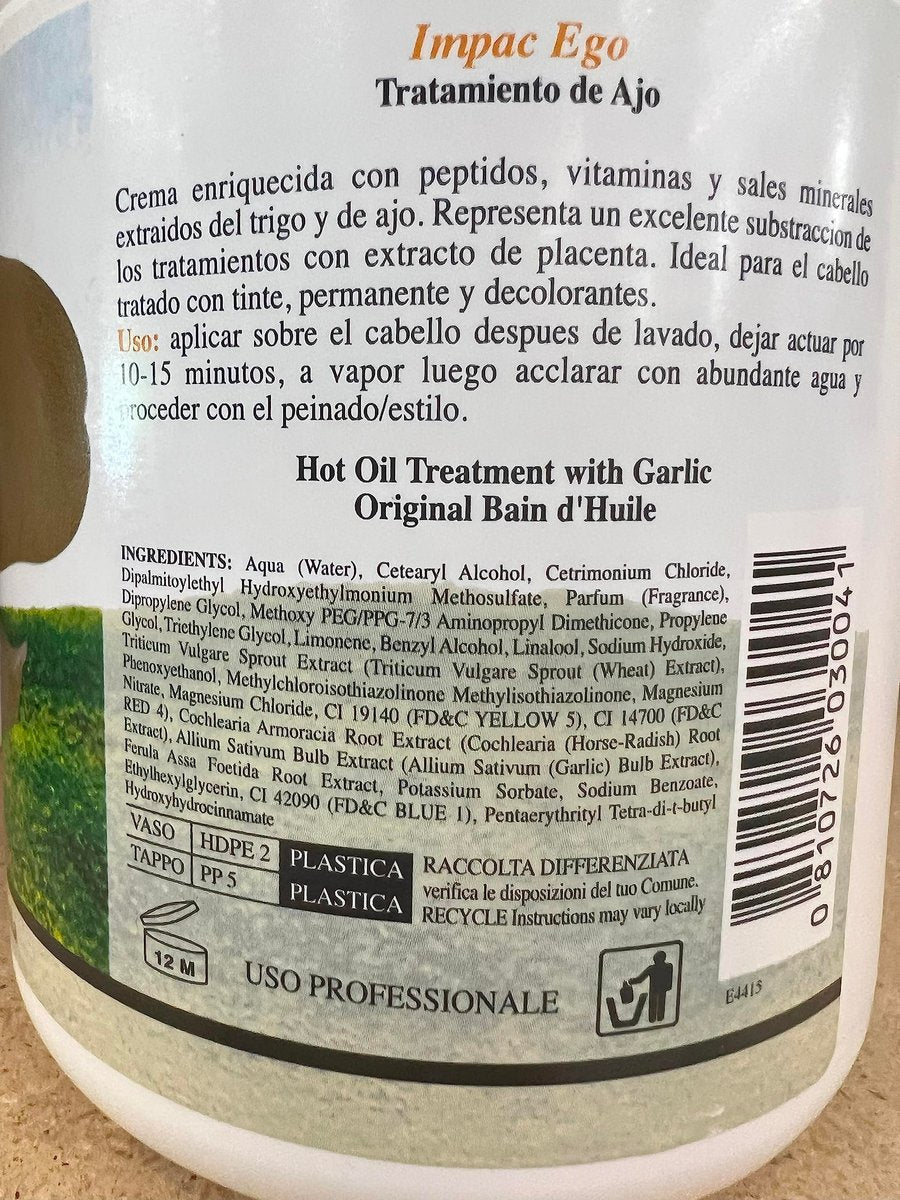 Ever Ego Italy Garlic Shampoo & Garlic Mask Treatment Plus 1000ml + Cren Energizing Lotion 125ml - görsel 5