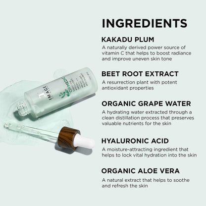 IMAGE Skincare ORMEDIC Balancing Antioxidant Serum – Hydrating & Soothing Face Serum with Organic Aloe Vera, Vitamin C & Botanical Extracts, 1 fl oz Avelisse