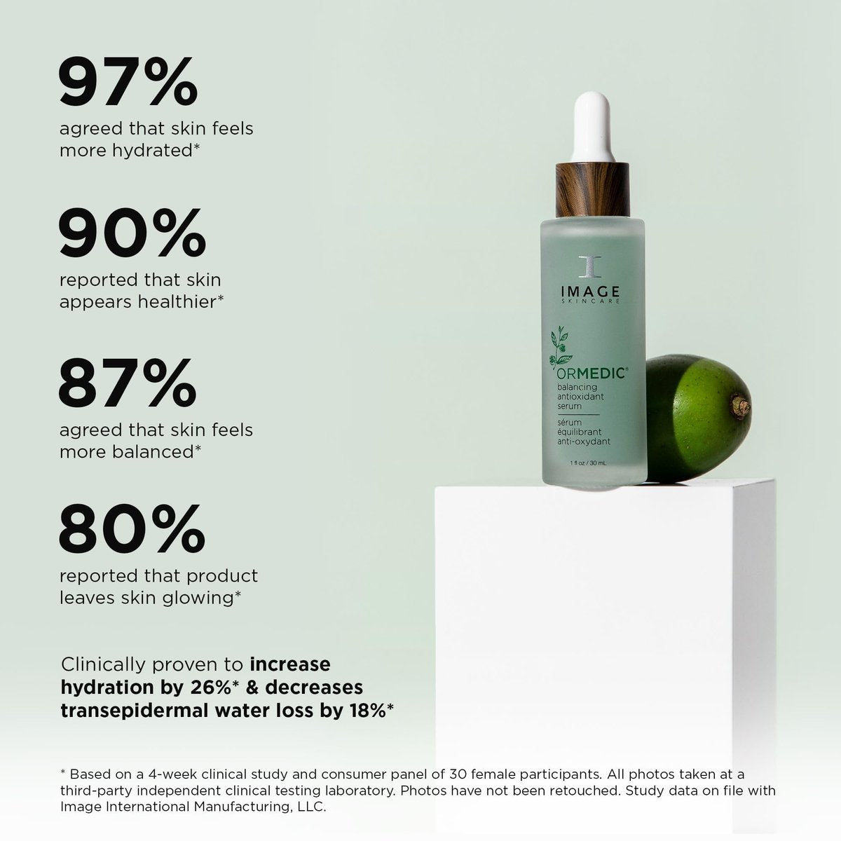 IMAGE Skincare ORMEDIC Balancing Antioxidant Serum – Hydrating & Soothing Face Serum with Organic Aloe Vera, Vitamin C & Botanical Extracts, 1 fl oz Avelisse