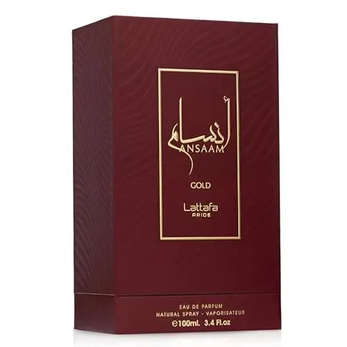 Lattafa Pride Ansaam Gold – Fruity Floral Sweet Musky Eau de Parfum – Long-Lasting Unisex Fragrance, 3.4 oz / 100 ml Avelisse