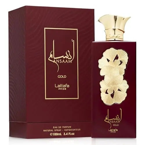 Lattafa Pride Ansaam Gold – Fruity Floral Sweet Musky Eau de Parfum – Long-Lasting Unisex Fragrance, 3.4 oz / 100 ml Avelisse