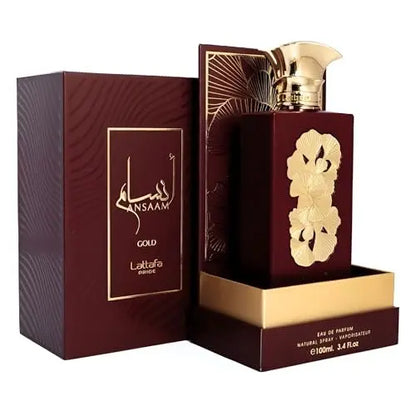 Lattafa Pride Ansaam Gold – Fruity Floral Sweet Musky Eau de Parfum – Long-Lasting Unisex Fragrance, 3.4 oz / 100 ml Avelisse