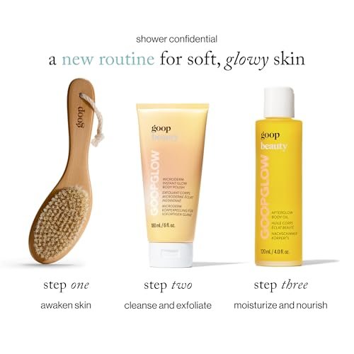goop Beauty Microderm Body Polish – Exfoliating Scrub & Foaming Cleanser for Glowing Skin, 6 fl oz Avelisse