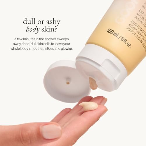 goop Beauty Microderm Body Polish – Exfoliating Scrub & Foaming Cleanser for Glowing Skin, 6 fl oz Avelisse